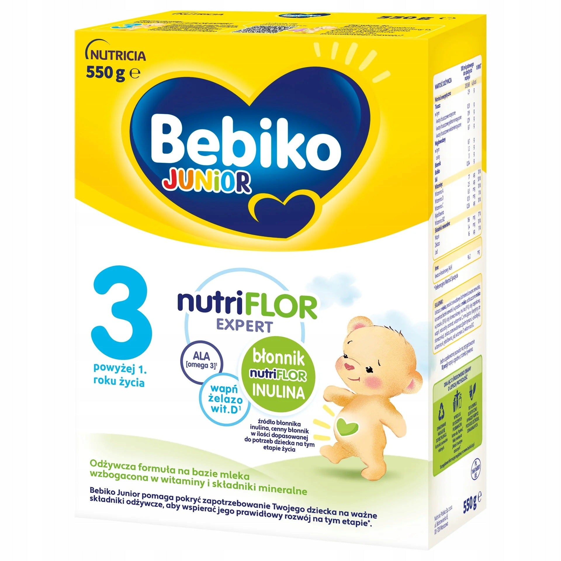 Bebiko Junior 3 NUTRIflor Expert Gos/Fos SET 5 x 600g