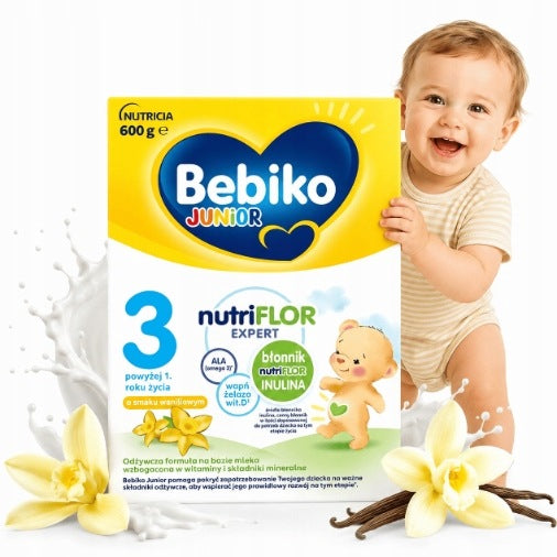 Bebiko Junior 3 vanilla milk formula after 1 year of age 600g