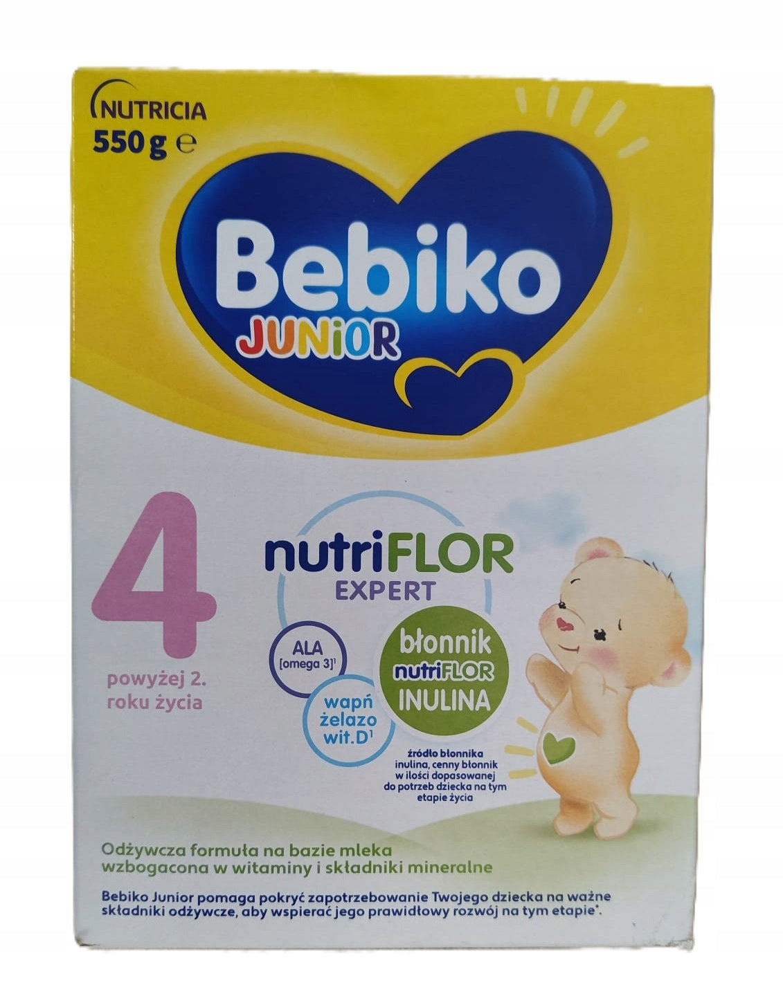 Bebiko Junior 4 550g Packaging status original