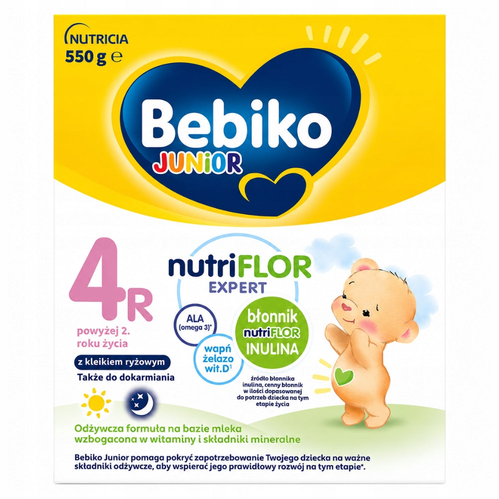 Bebiko Junior 4R milk for children over 2 years of age rice gruel 550g x2 Packaging status original