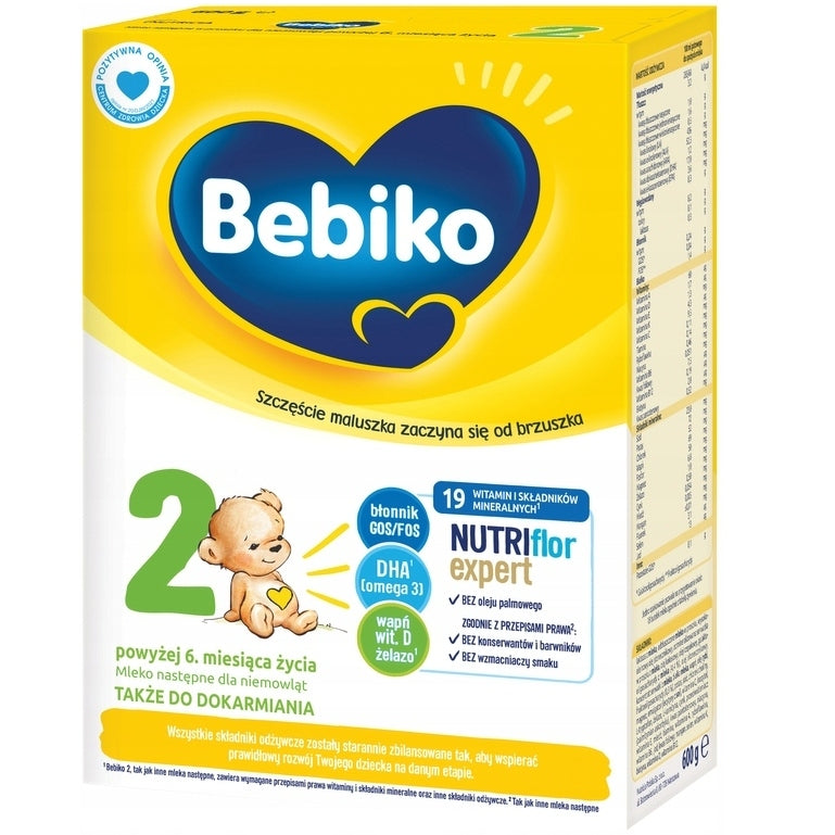 Bebiko Nutriflor Expert 2 Infant Milk 600g x 5 Cartons Packaging status original