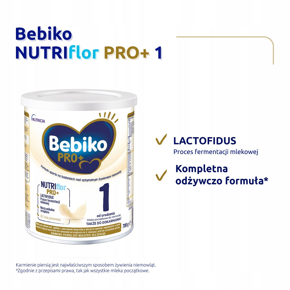 Bebiko Pro+ 1 Initial milk for infants from birth 700 g x 2 Manufacturer code 5900852047725