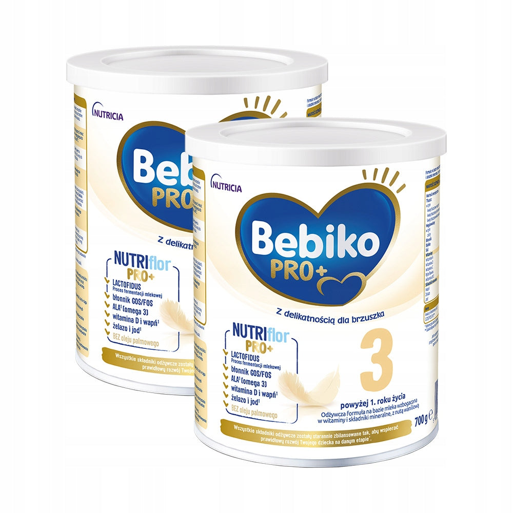 Bebiko Pro+ 3 Nourishing formula based on milk over 1 year of age 2x700 g