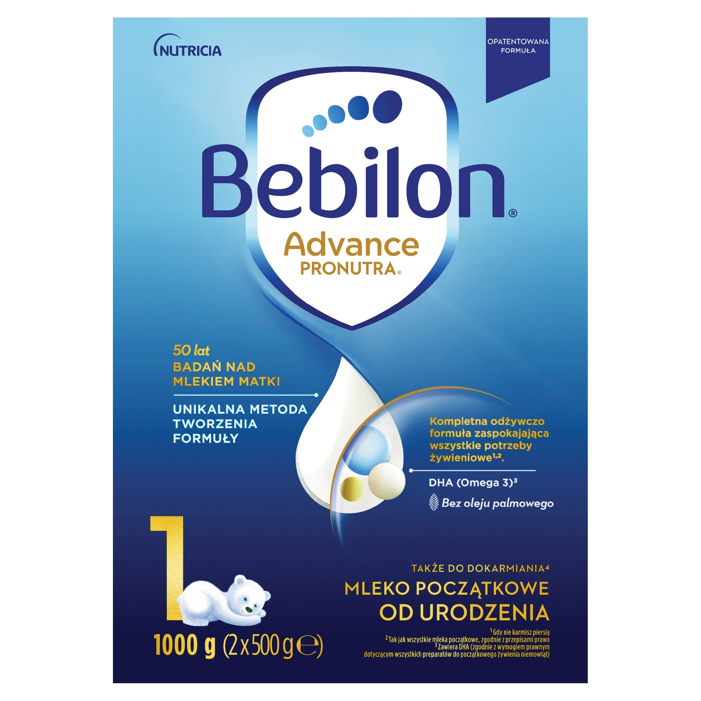 Bebilon 1 Pronutra Advance initial milk from birth 1000 g