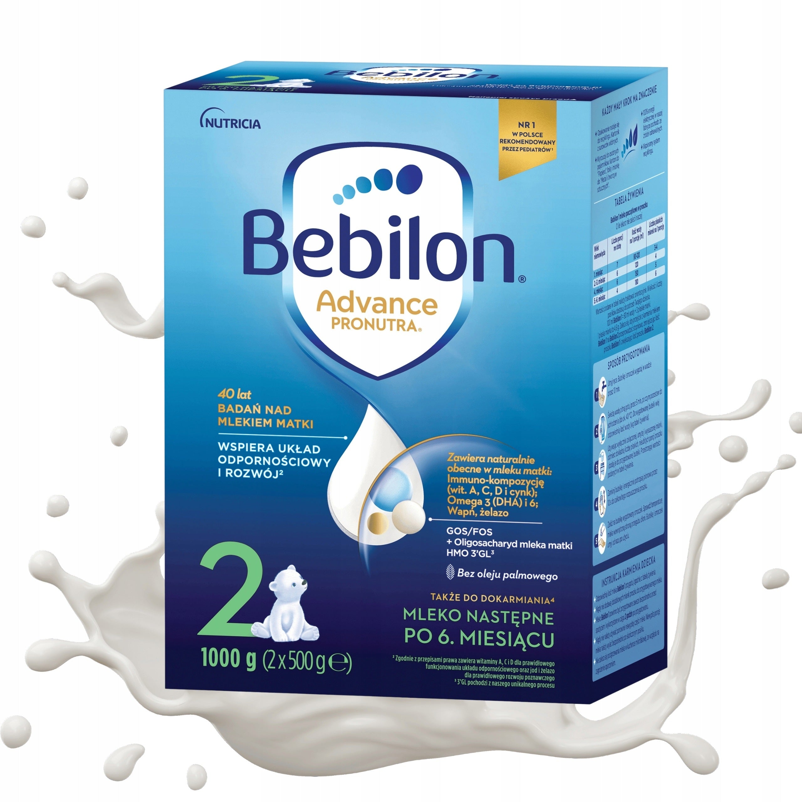 Bebilon 2 Advance Pronutra milk after 6 months 1000g