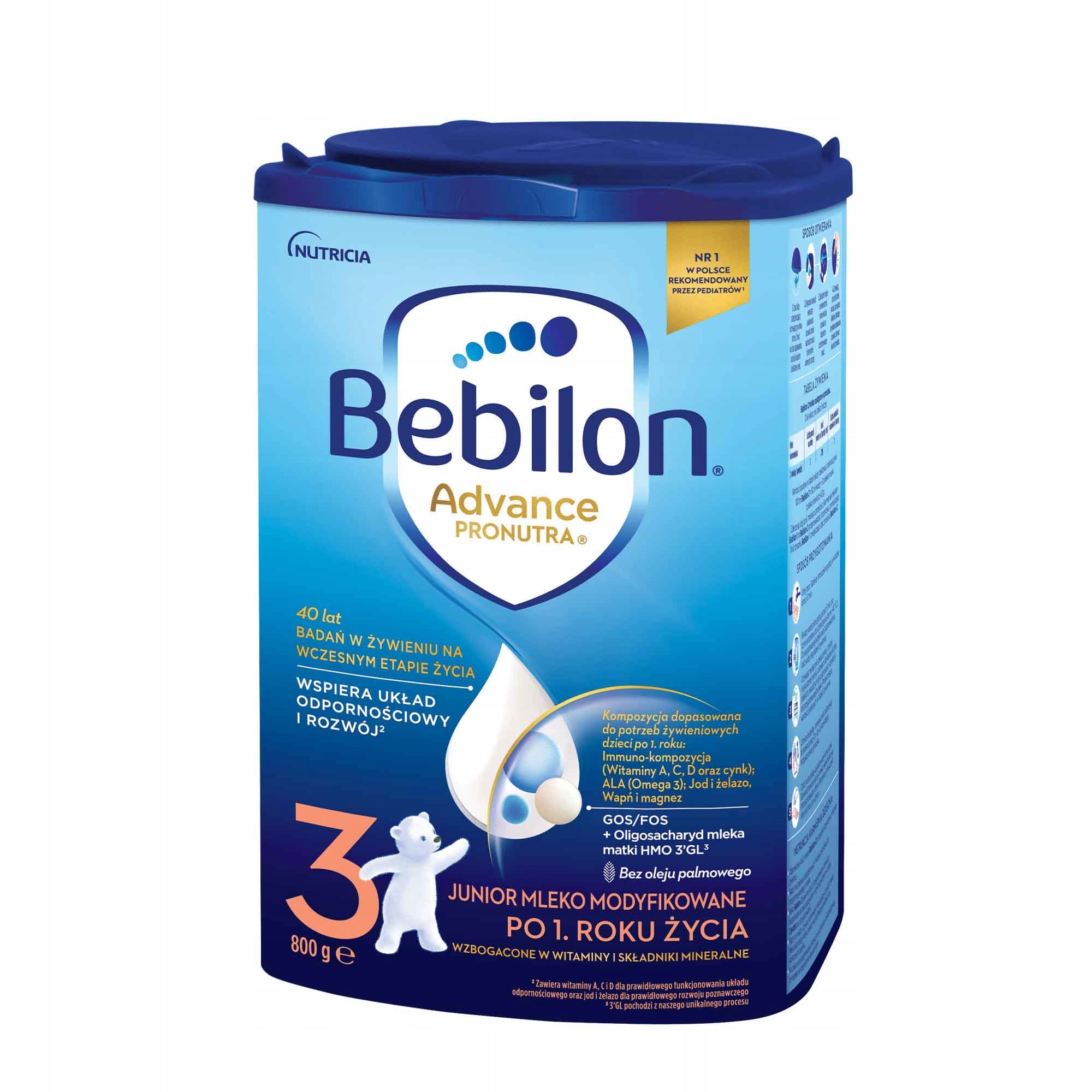 Bebilon 3 Advance Pronutra Junior Milk Based Formula after 1 year 800 g