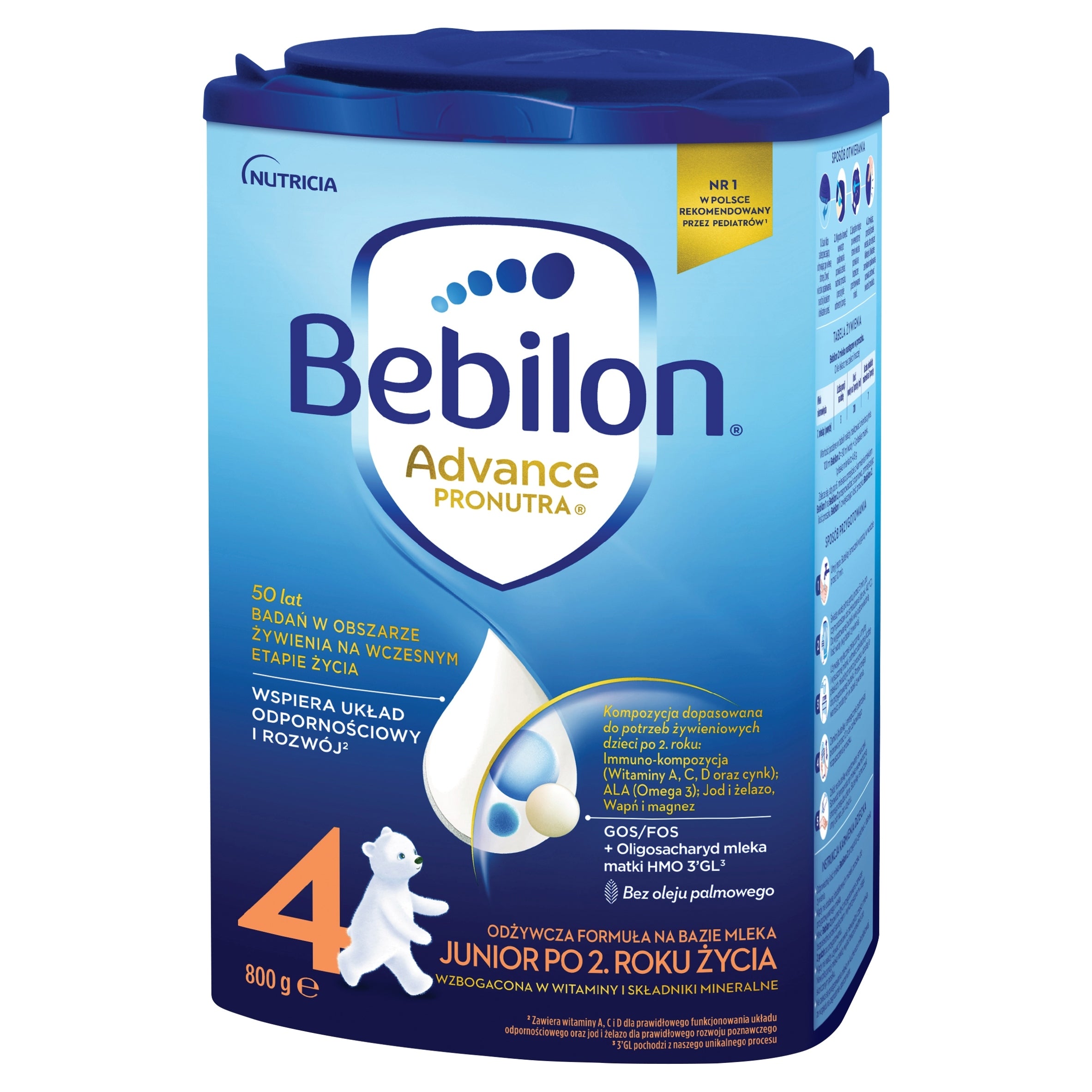 Bebilon 4 Pronutra Advance milk 800g GOOD SERIES Manufacturer code 5900852011702
