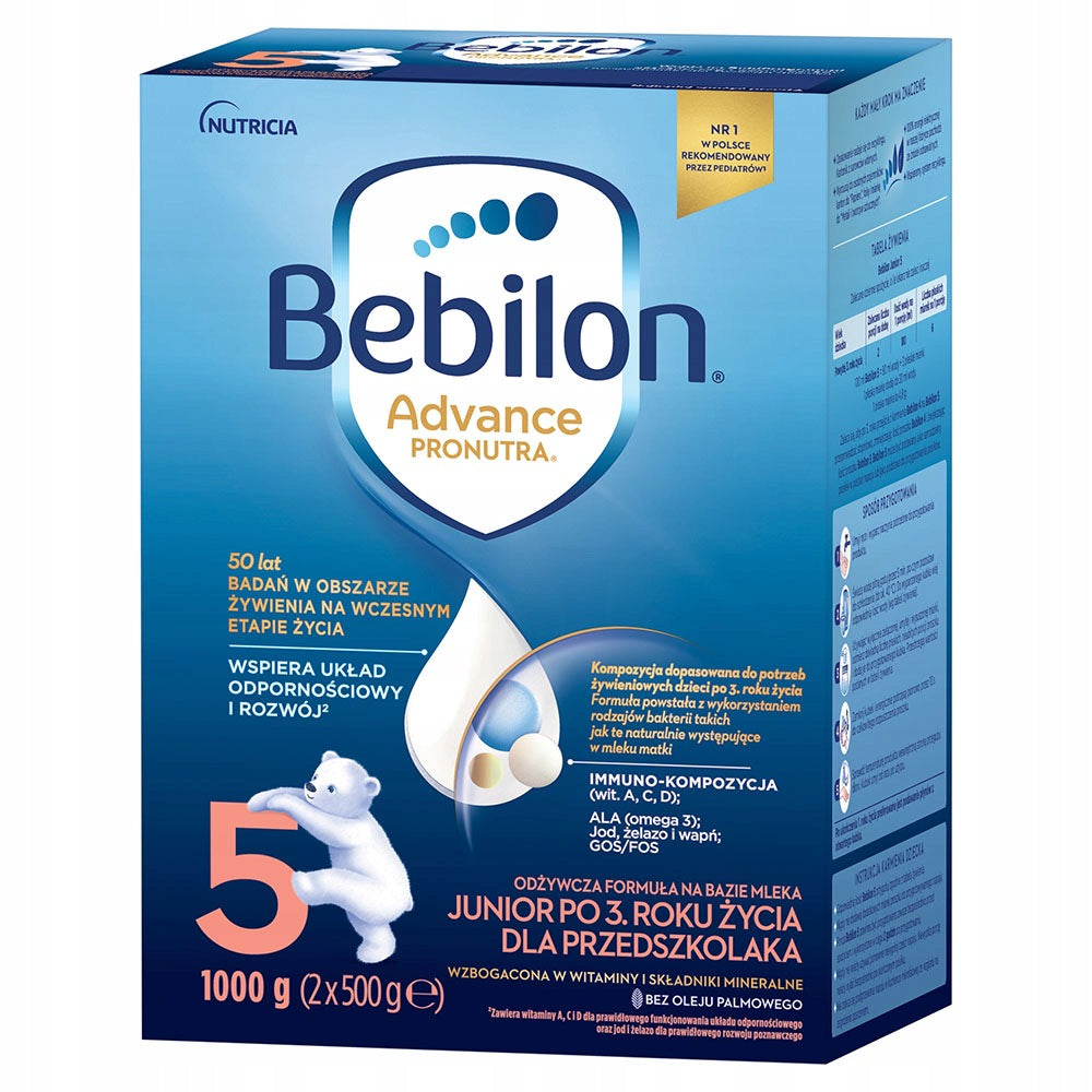 Bebilon 5 Advance Pronutra Junior nutritional formula 1000g x 2 pack. Manufacturer code BEBILON 5