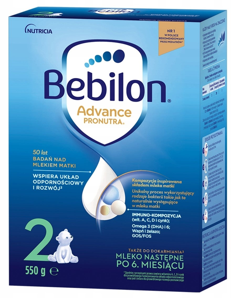 Bebilon Advance Pronutra 2 milk after 6 months 550 g