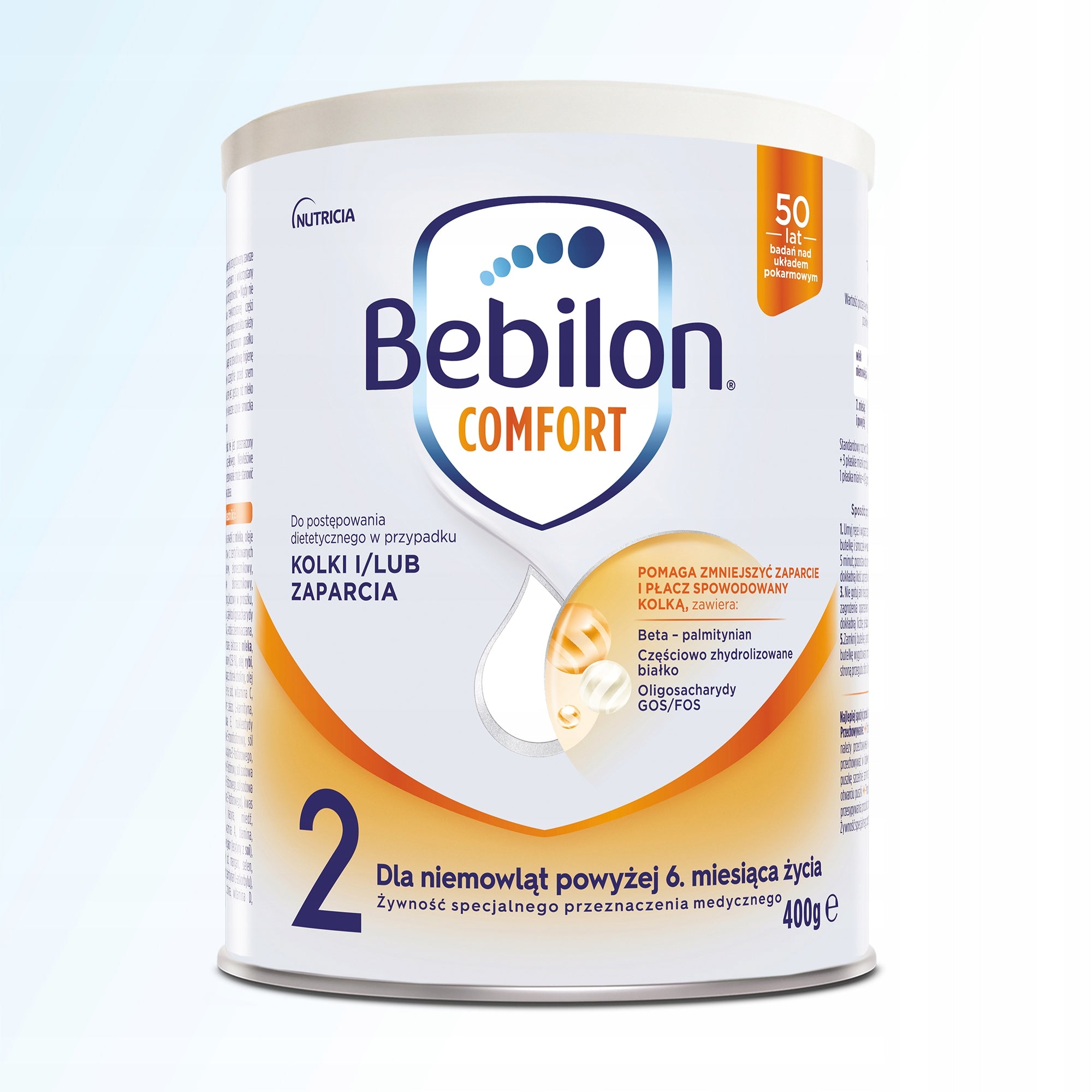 Bebilon Comfort 2 for infants with a tendency to colic and constipation 400 g Medical device no