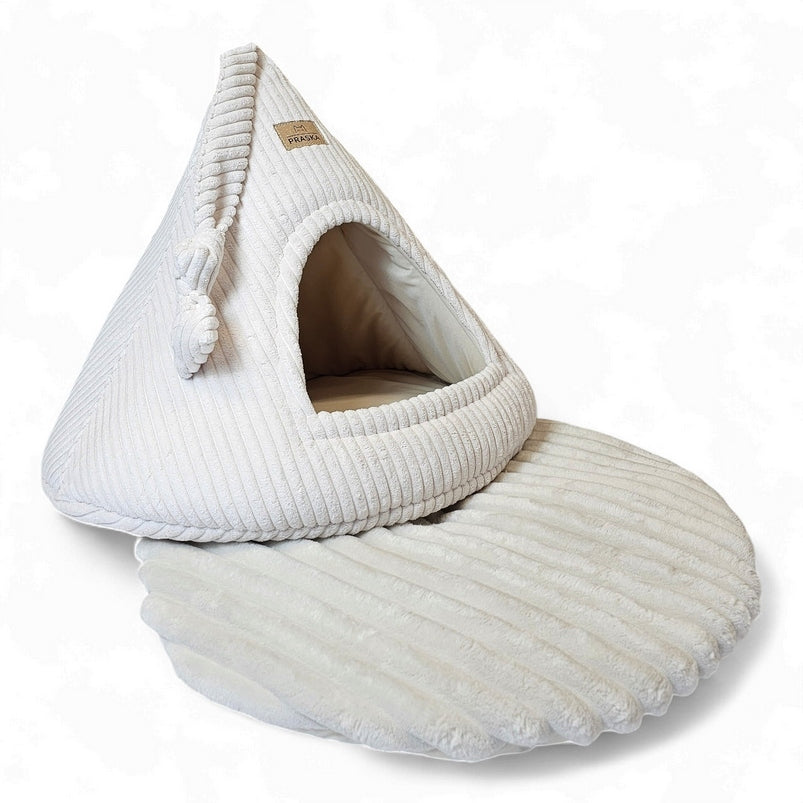 Bed BUDKA cat house up to 8kg RATTLE CAT CAP with toy 50cm COLORS Manufacturer code 818F-9762E_20241025173334-50
