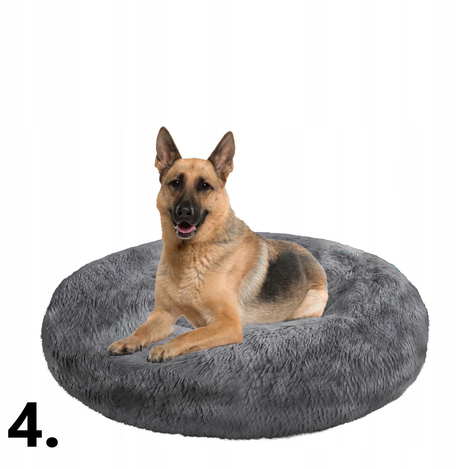 Bed Cloud for dog and cat Shaggy 100 Removable Cover Green Length 100 cm