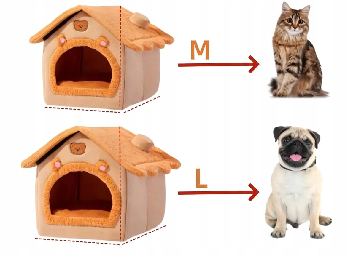 Bed Dog Booth Cat House Cave M Large Brand no brand