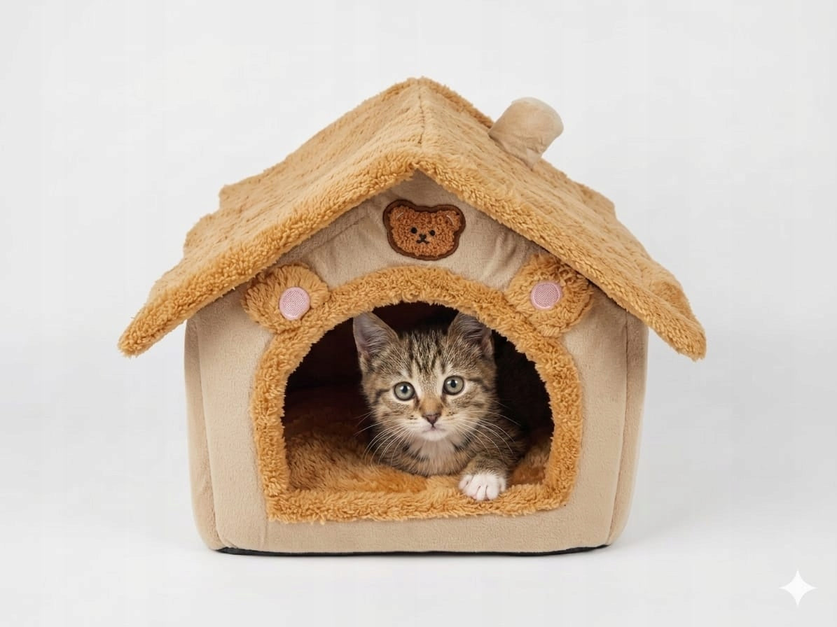 Bed Dog Booth Cat House Cave M Large Packaging status original