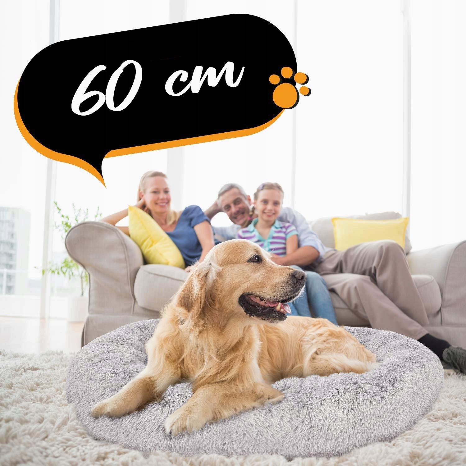 Bed Plush Cat Dog Pillow 60Cm Soft Lightweight Non-Slip Manufacturer code zw8f