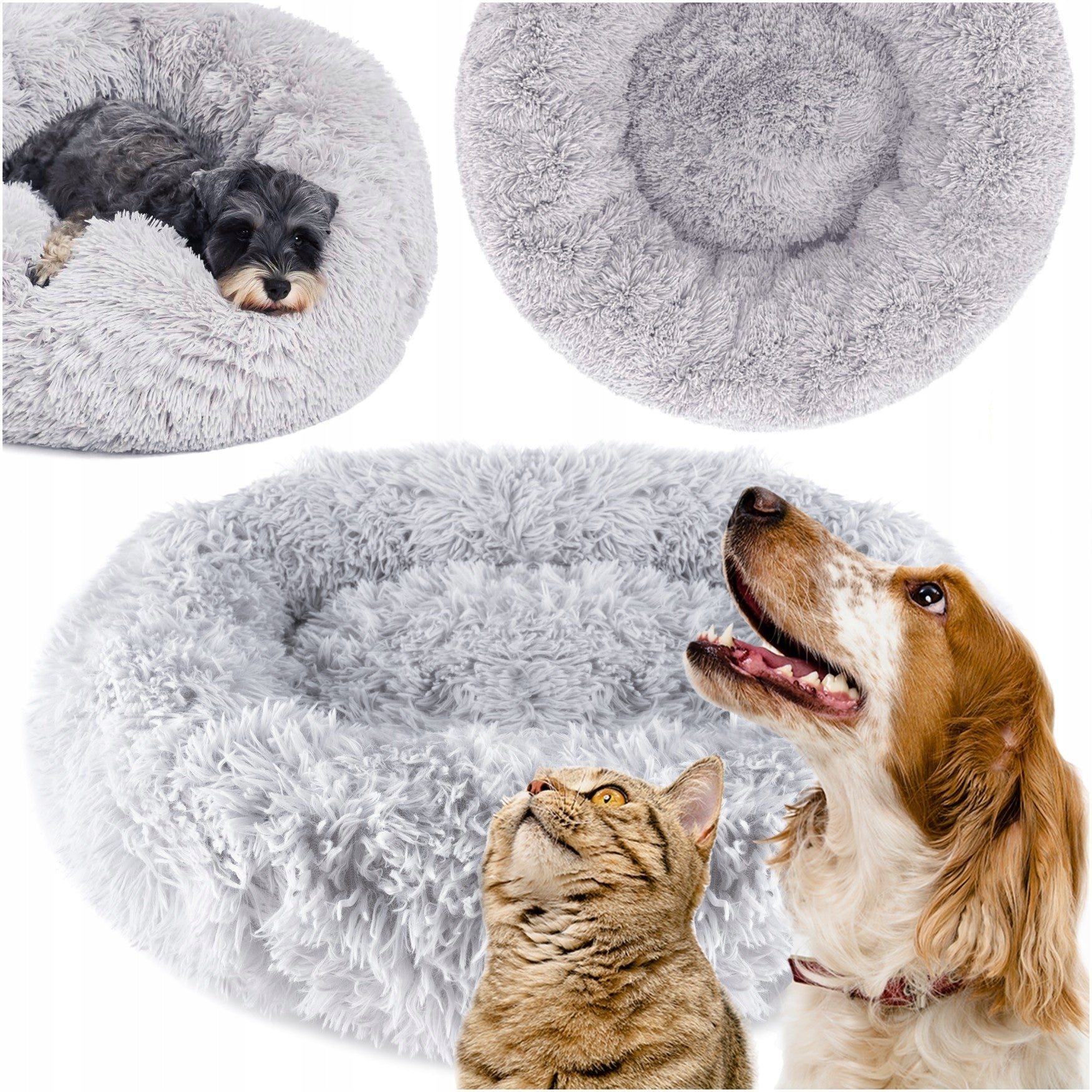 Bed Plush Cat Dog Pillow 60Cm Soft Lightweight Non-Slip Packaging status original