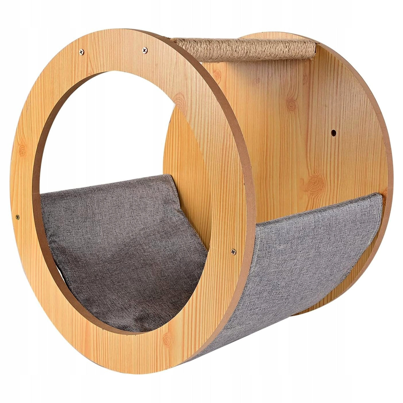Bed booth cat house to hang on the wall wooden scratching post Manufacturer code TS-PETS-012