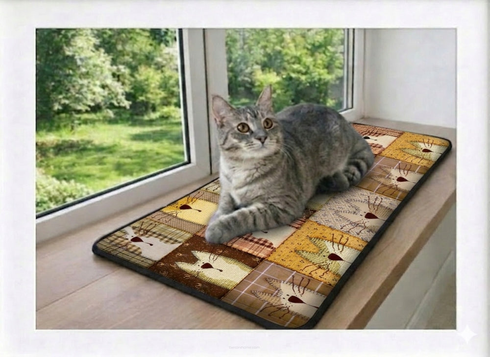 Bed cat pillow for window sill, parapeciak XXL with print - Pexeso Packaging status original