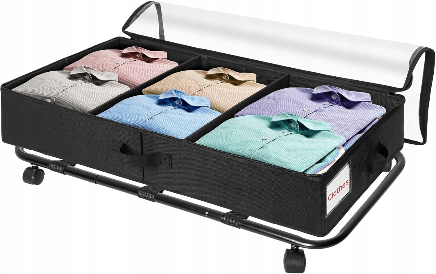 Bed container on wheels storage drawer 2x Brand no brand