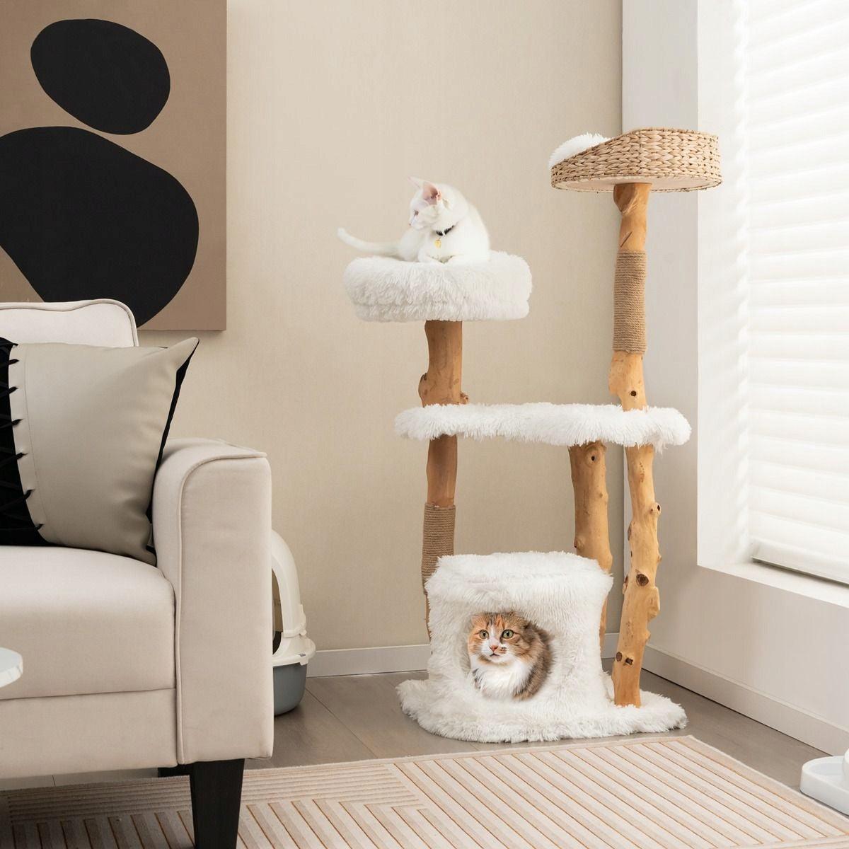 Bed, scratching post Costway 101 - 160 cm Brand Costway