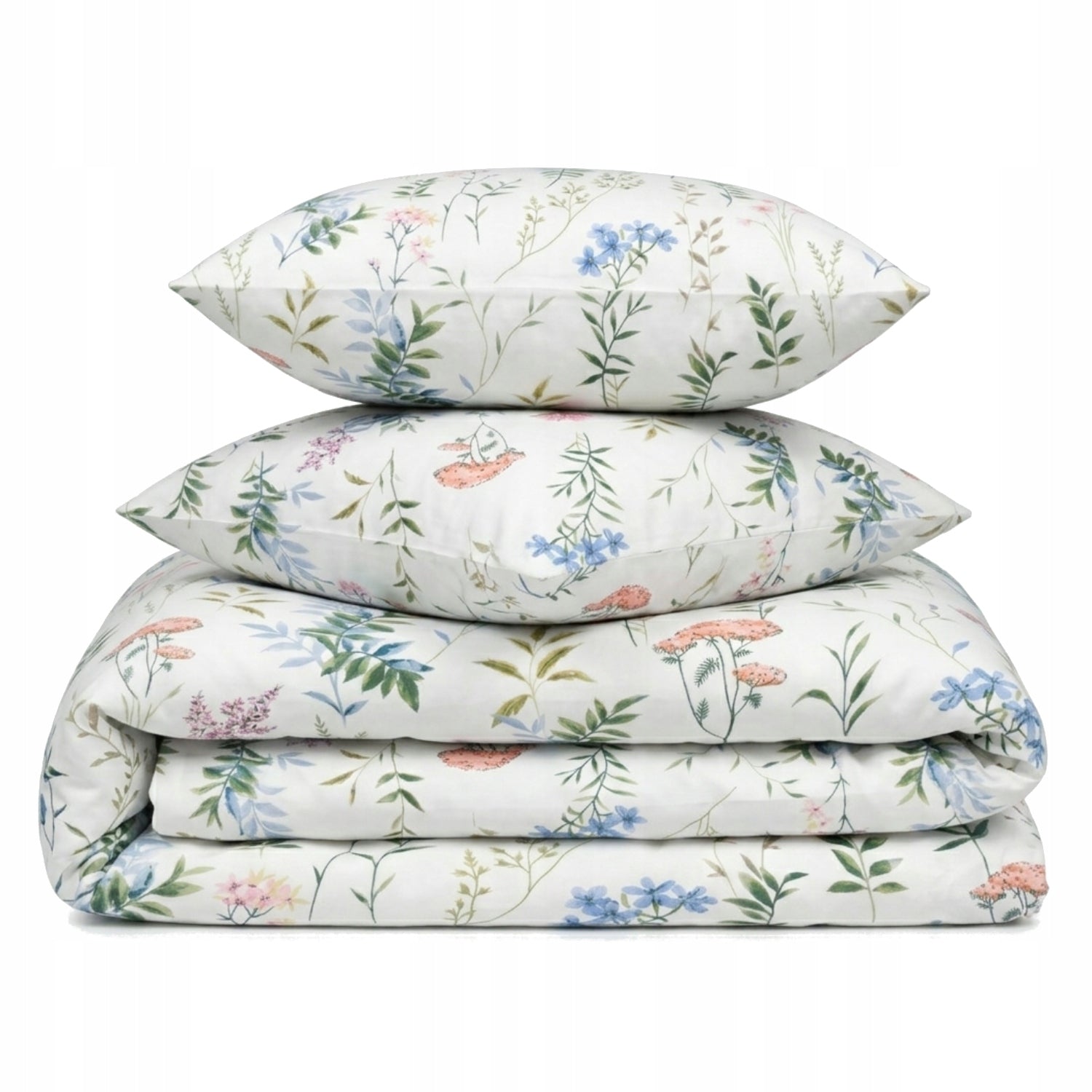 Bedding 140x200 cotton 2x pillowcase 70x80 set with zipper Poland patterns