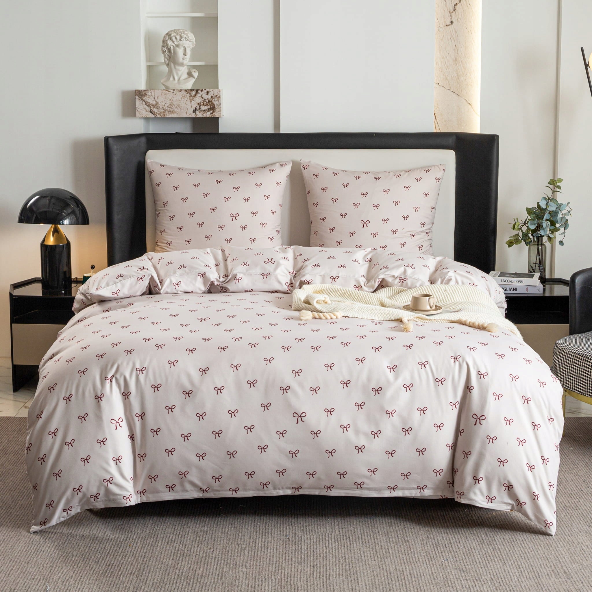 Bedding 160x200 + 2 pillowcases 70x80 bedding set with patterns BOWS Brand no brand