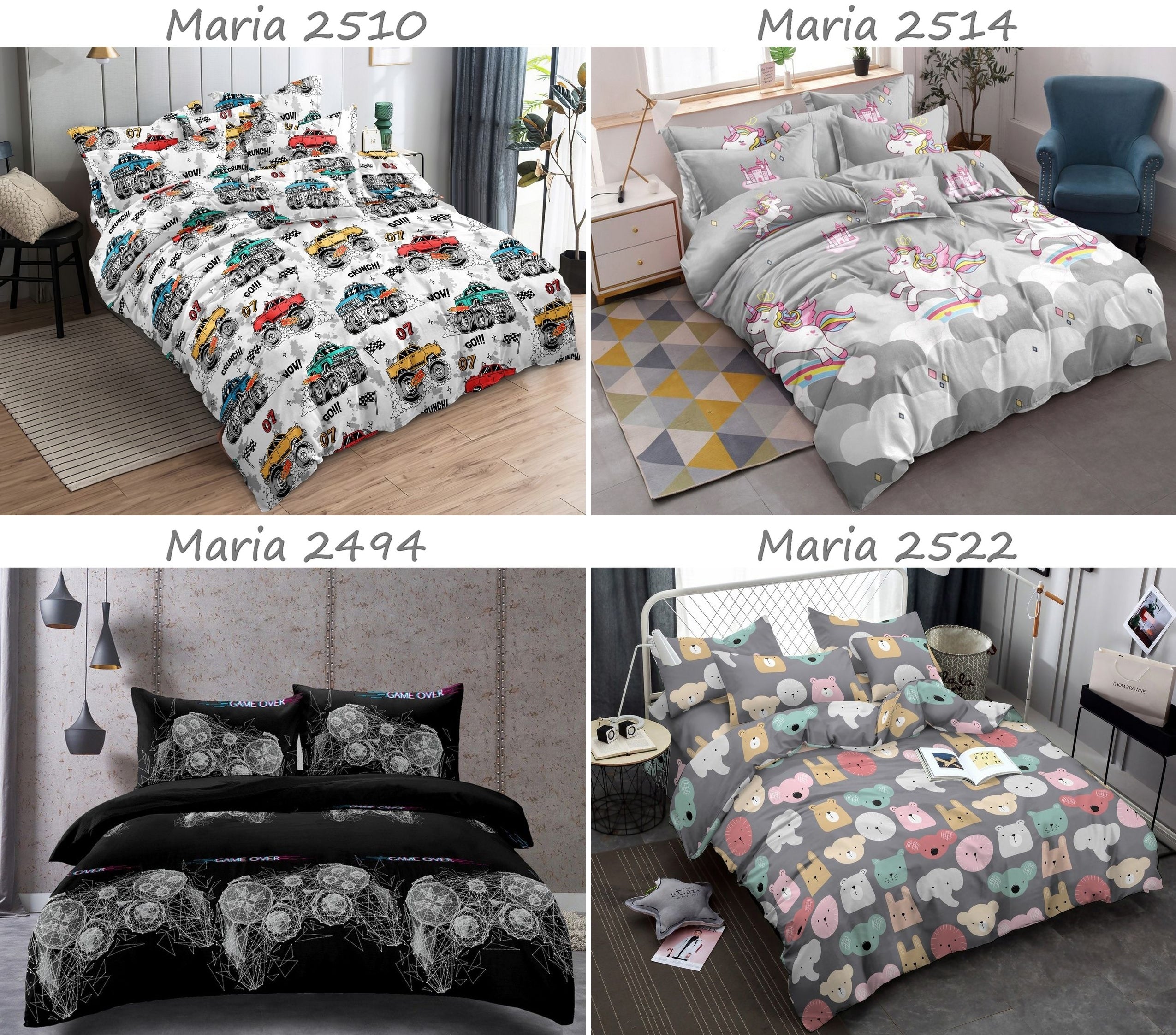 Bedding 160x200 + 2 pillowcases Cotton satin bedding set SELECTION Packaging status original