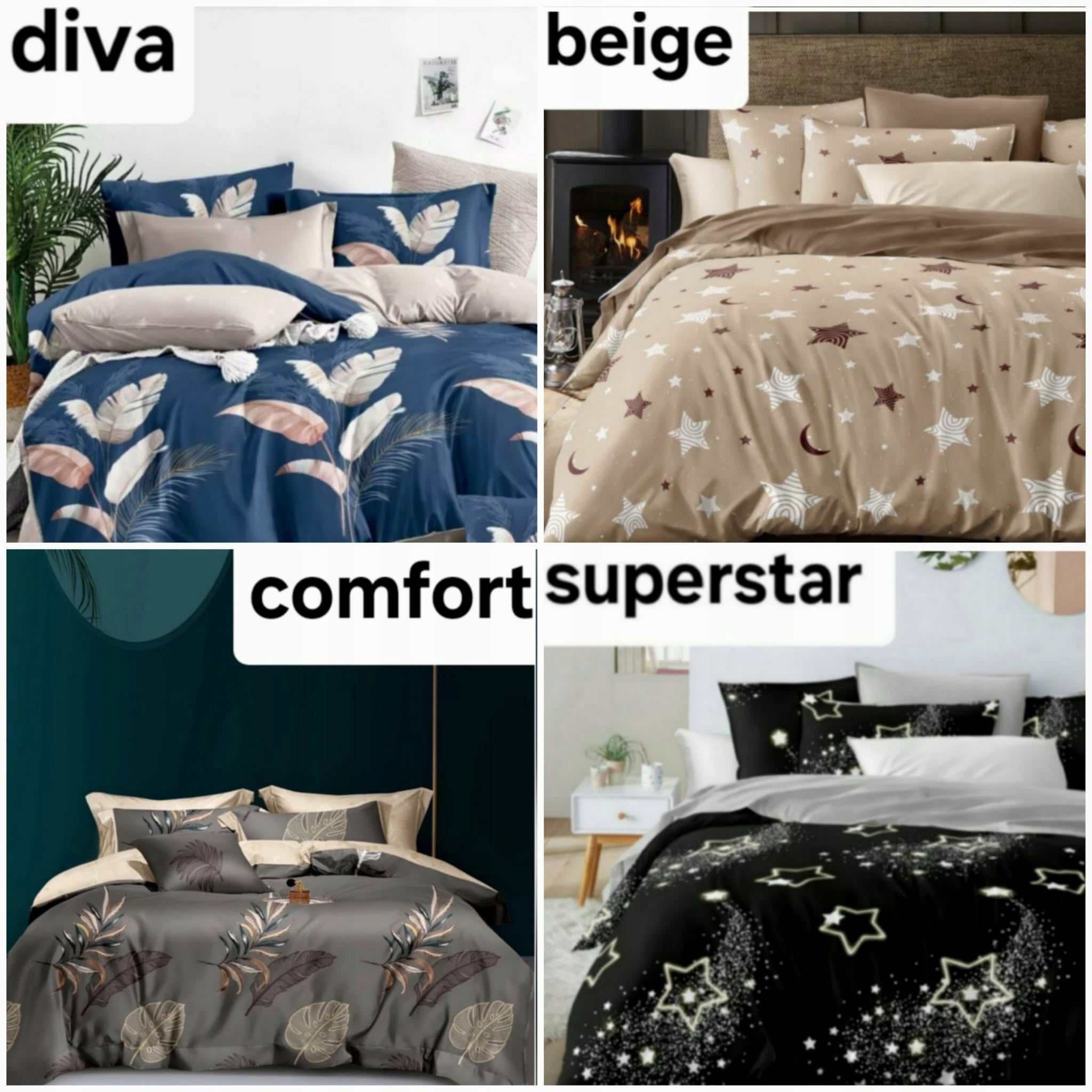 Bedding 200x220 3 pieces cotton 3D double-sided bedding Packaging status original