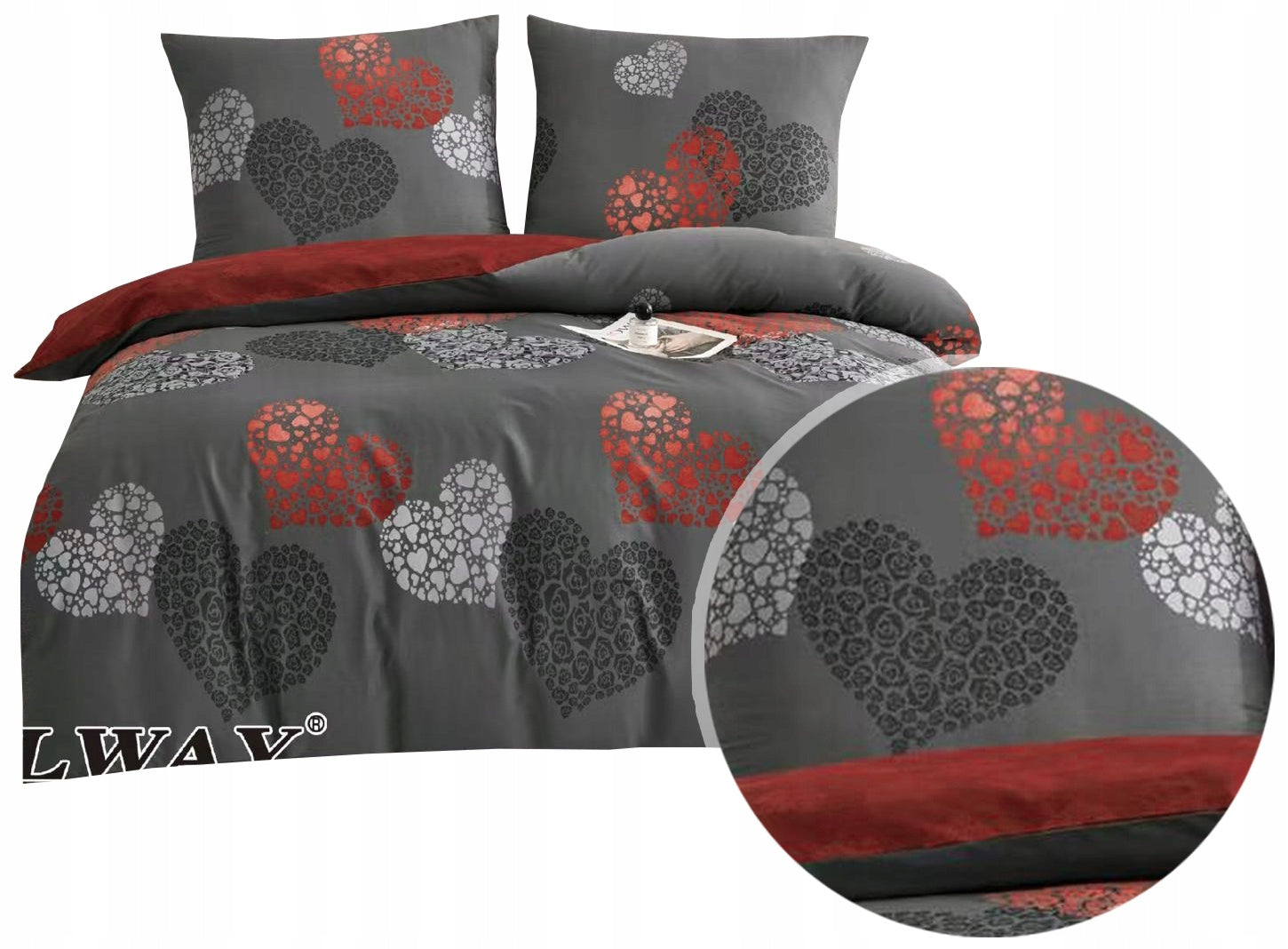 Bedding 200x220 ELWAY 100% Cotton Satin Bedding Set NEW DESIGNS