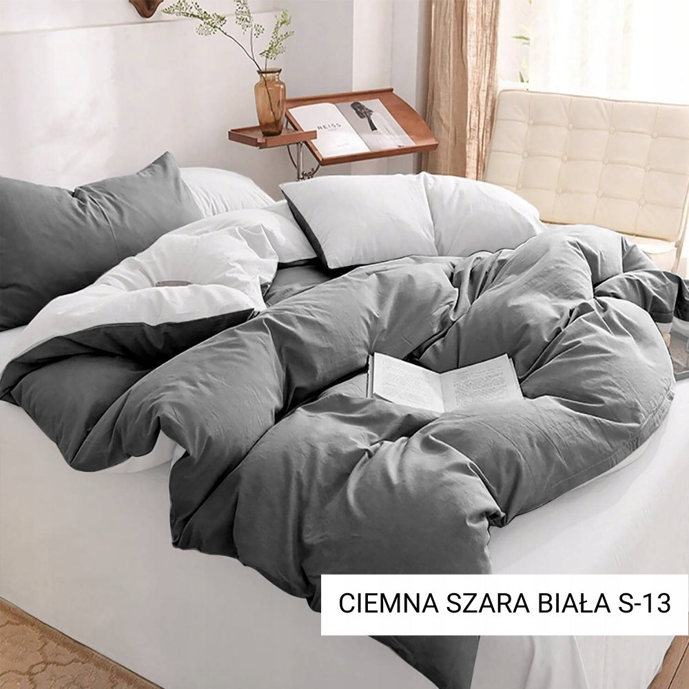 Bedding 200x220 double-sided two-tone zipper set colors Brand Fitizzio
