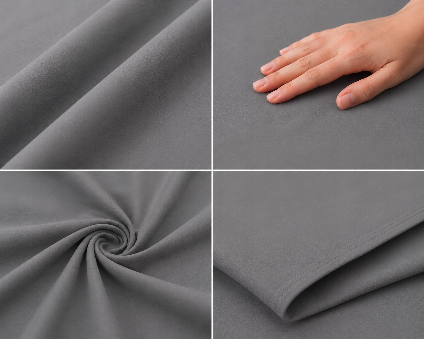 Bedding 220x200 Satin Cotton Grey 2x70x80 Luxury Quilt dimensions 220x200cm