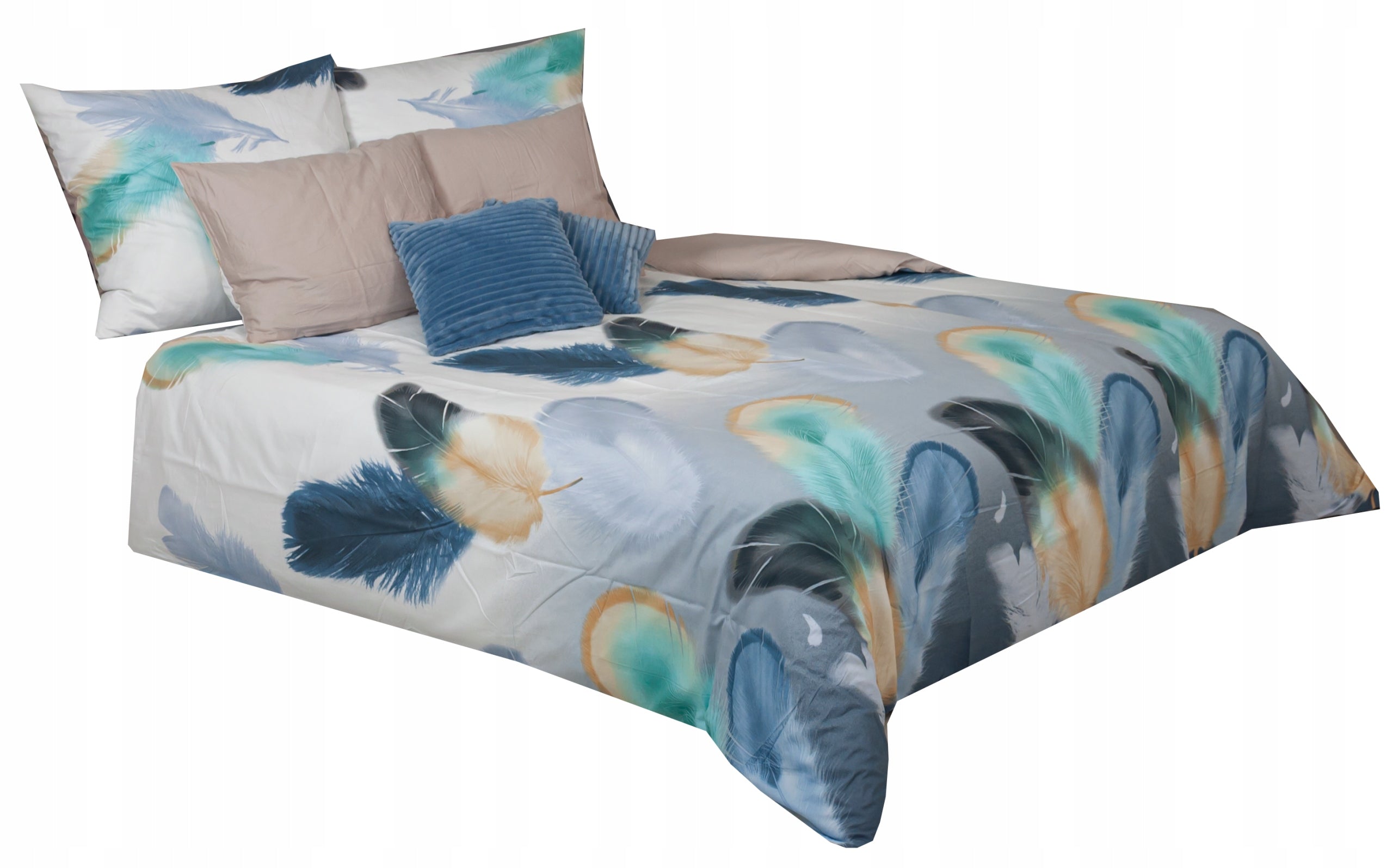 Bedding Collection World 140x200 Cotton Satin freebie Elway pillowcases