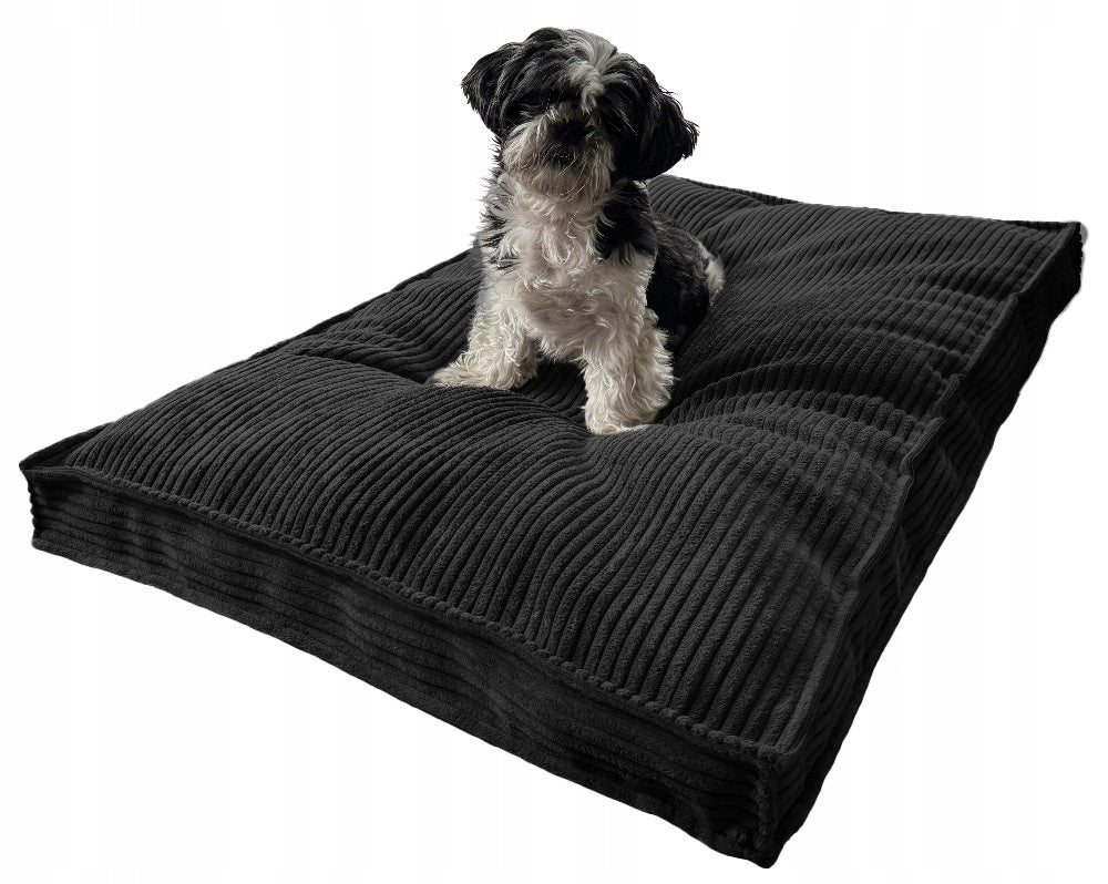 Bedding Cushion SOFT PLUSH 100x70cm ASO black