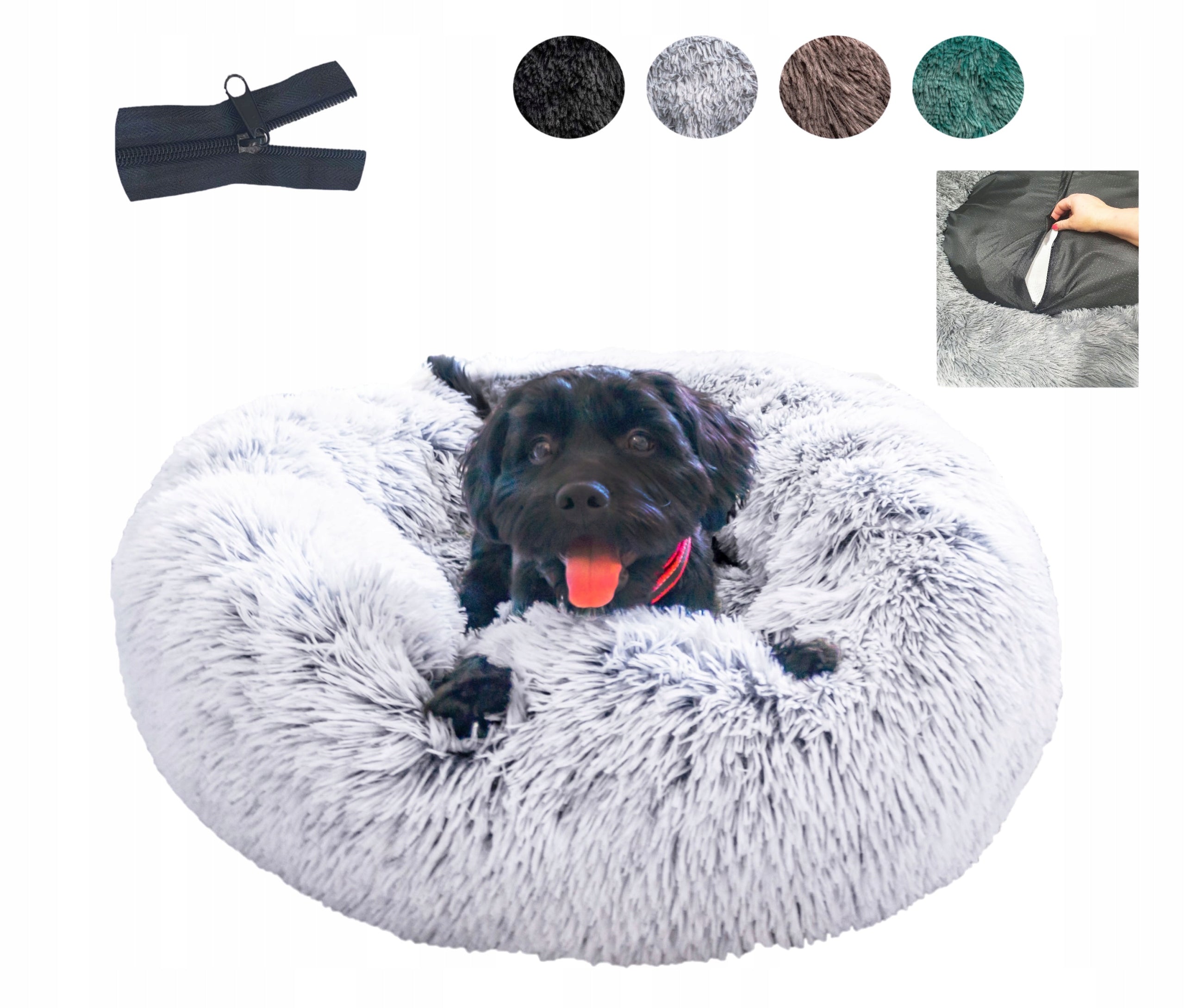Bedding Dog and Cat Cloud Shaggy 80 Silver