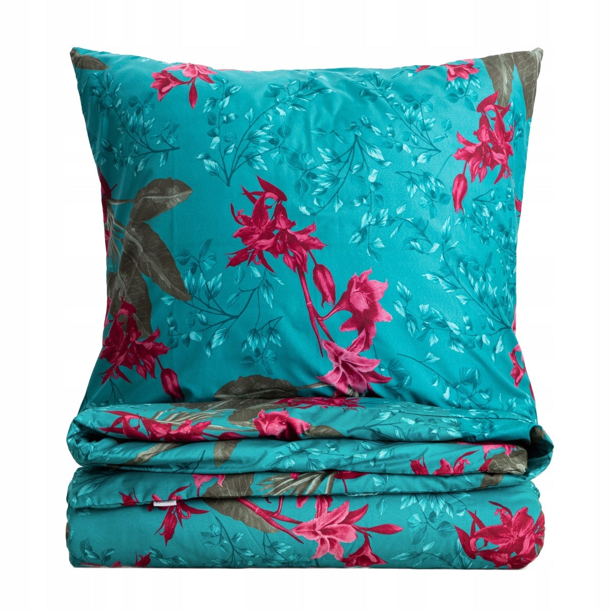 Bedding FLORELLE microfiber with flowers 160x200 + 2*70x80 cm HOMLA