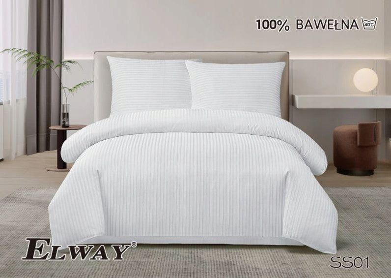 Bedding Hotel Adamaszek 200x220 100% Cotton ELWAY COLORS Brand Elway