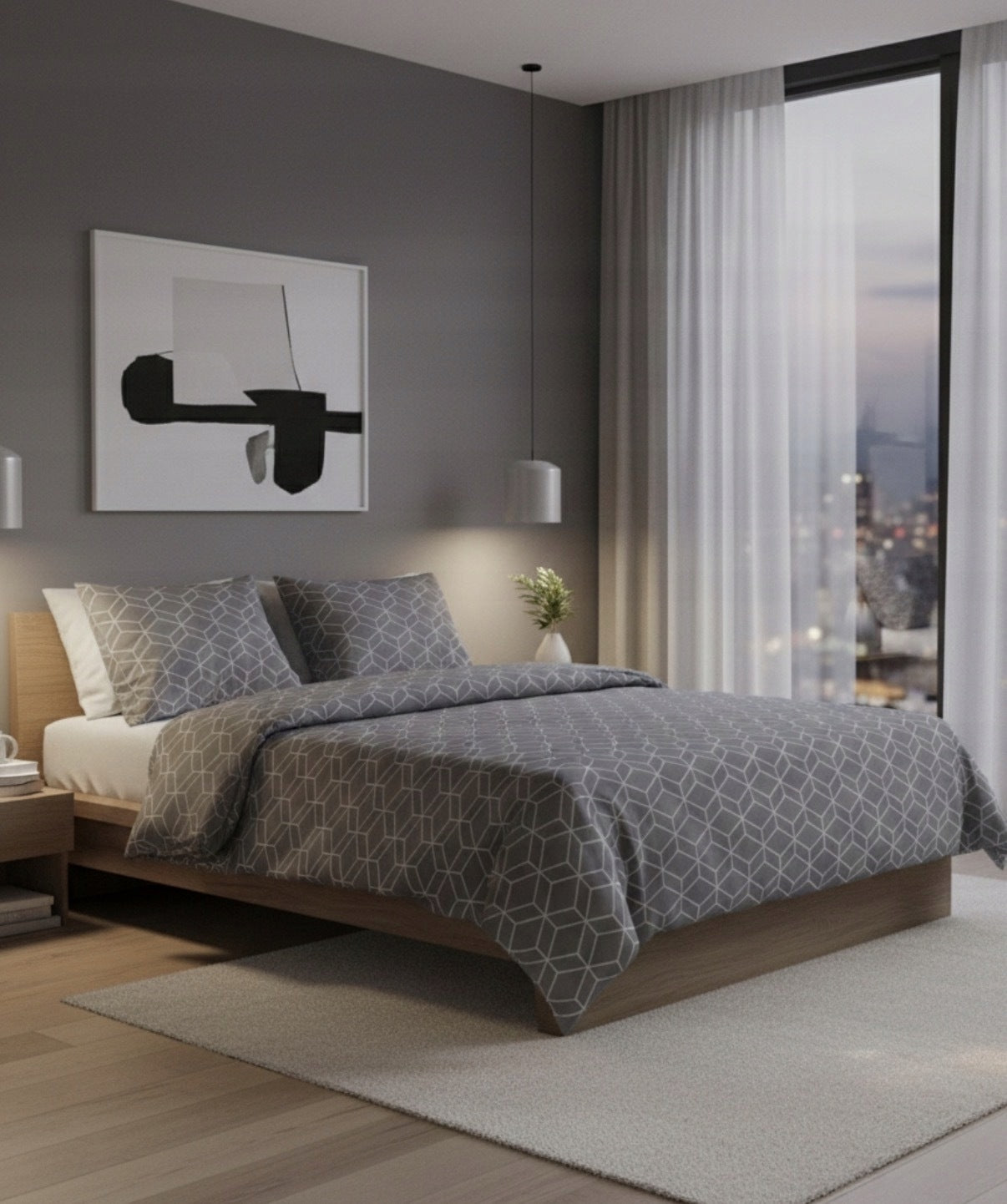 Bedding Set 140x200cm Cotton Grating Poland 100% Cotton 304 Manufacturer code 140b