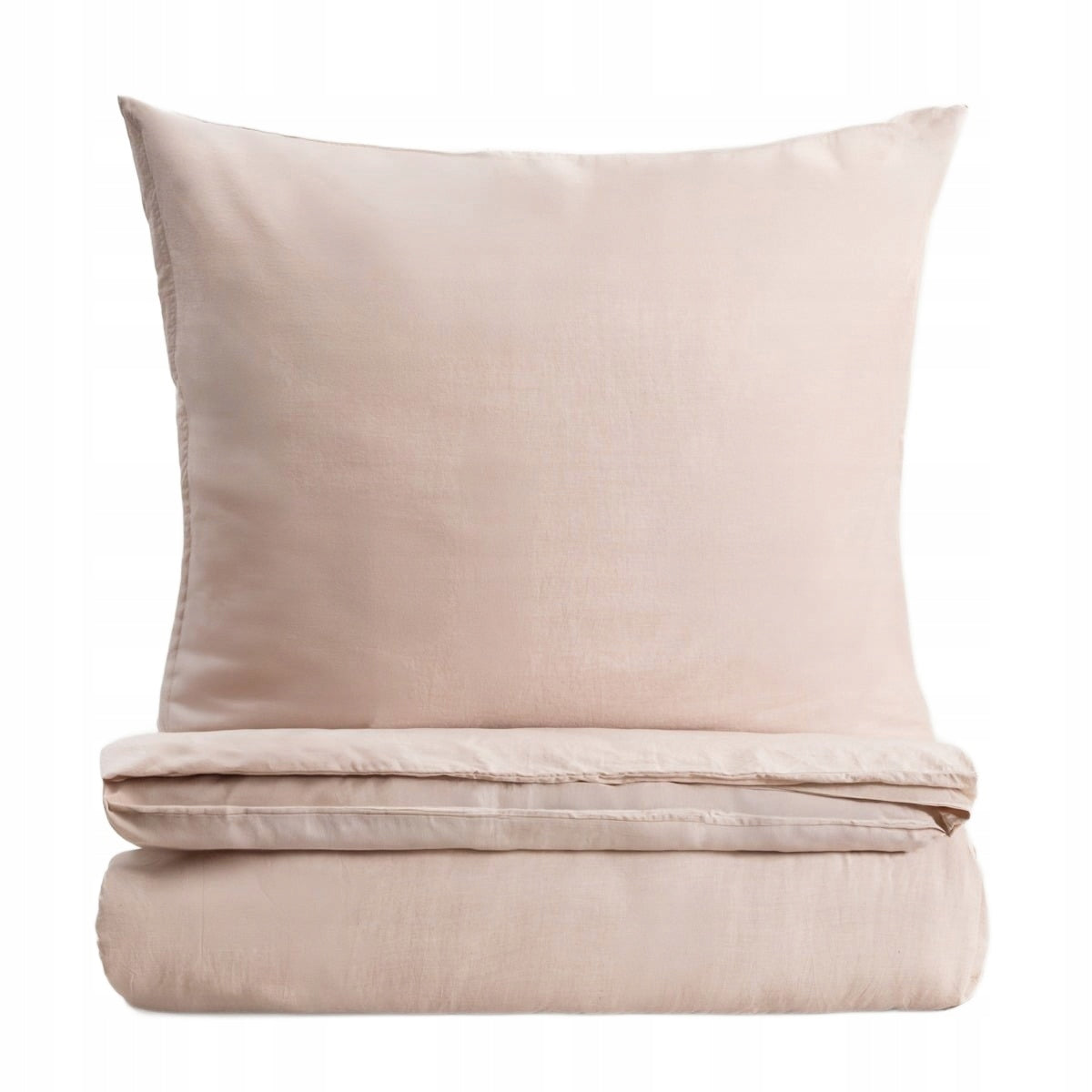 Bedding set 160x200 bedding AVELIA satin smooth beige boho HOMLA