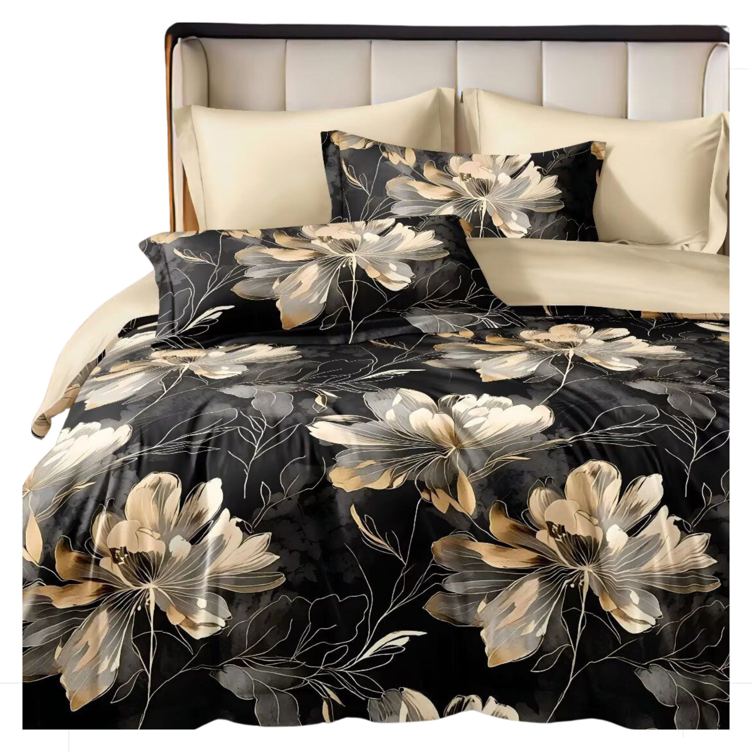 Bedding set 200x220 + 2 Pillowcases 70x80 Double-sided NICE Delicate PATTERNS