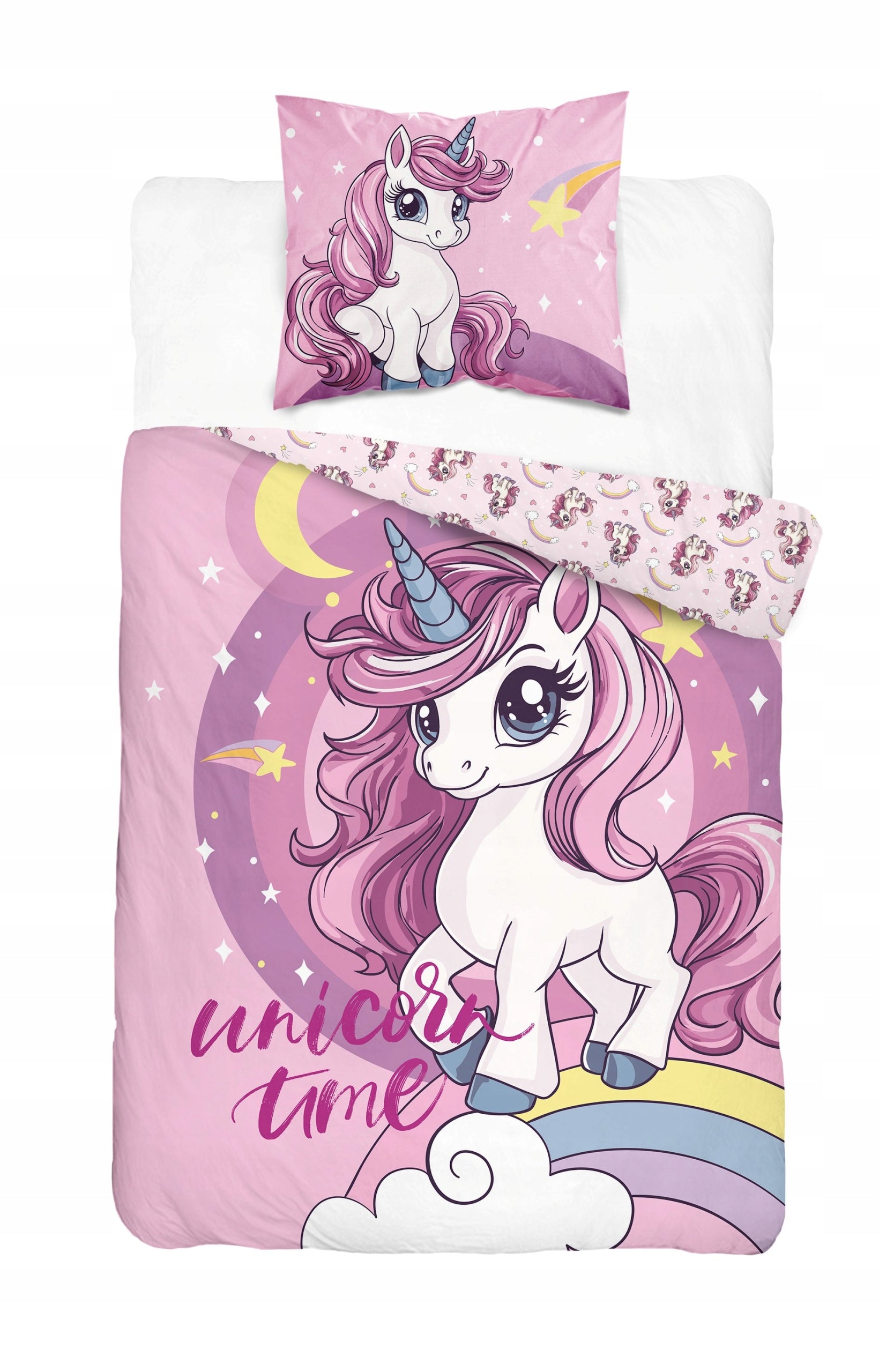 Bedding set Cotton 140x200 Unicorn, girl, gift
