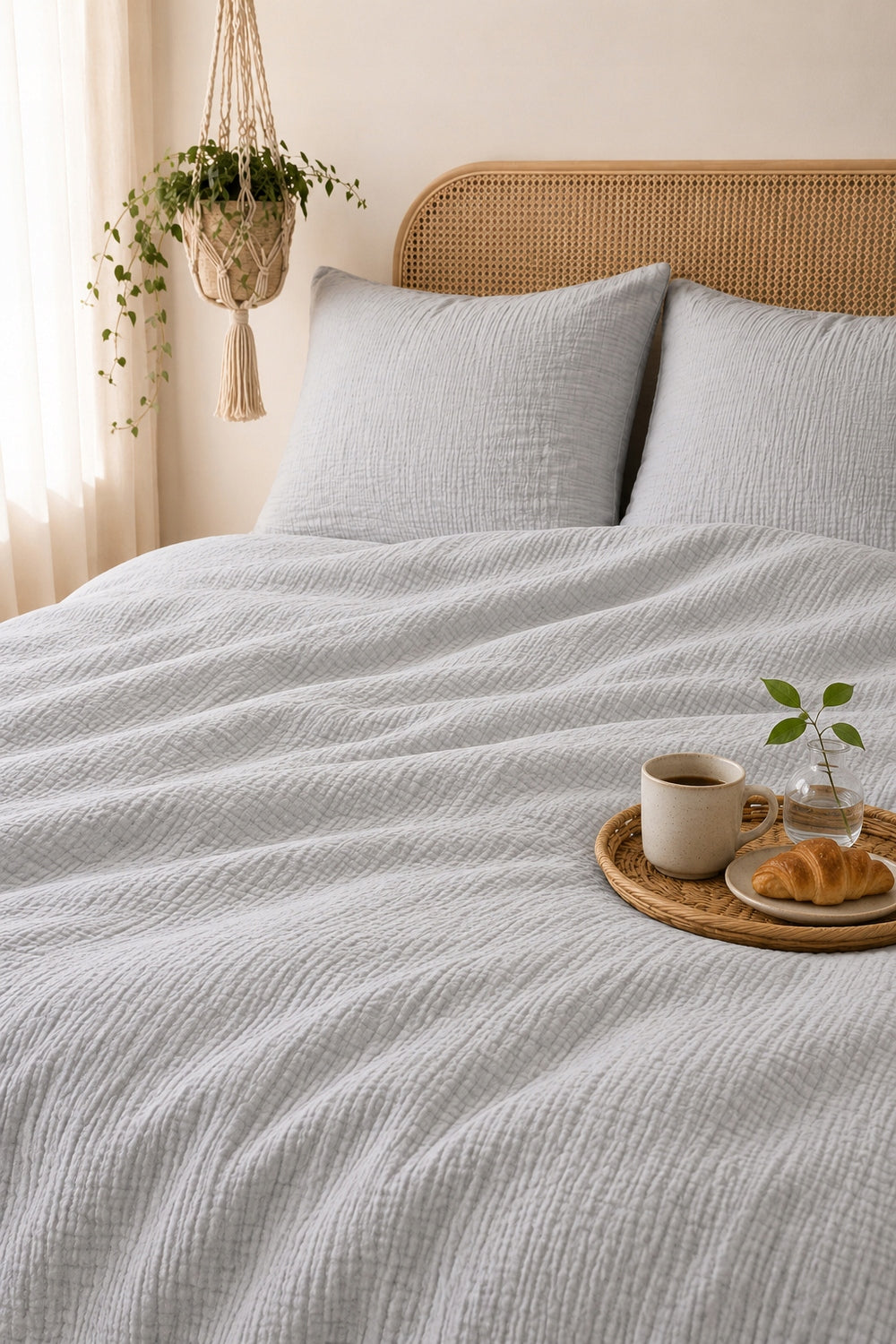 Bedding set Detexpol quilt 220cm x 200 pillow 70x80cm 3 pieces Comforter cover width 220 cm