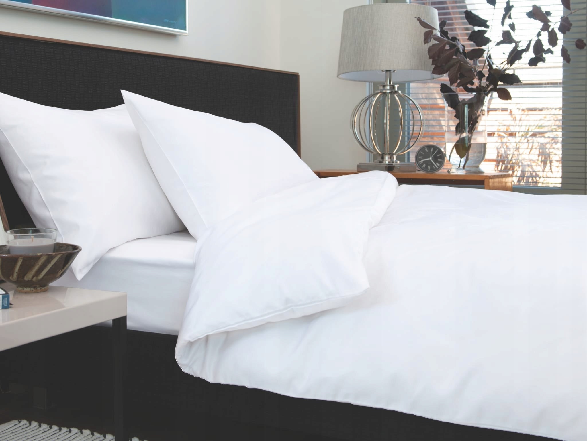 Bedding set Weave T400 160x200 + 2x 70/80 HOTEL 100% Cotton Smooth