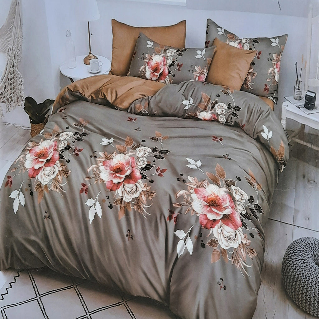 Bedding set satin cotton 200x220 3-piece different designs