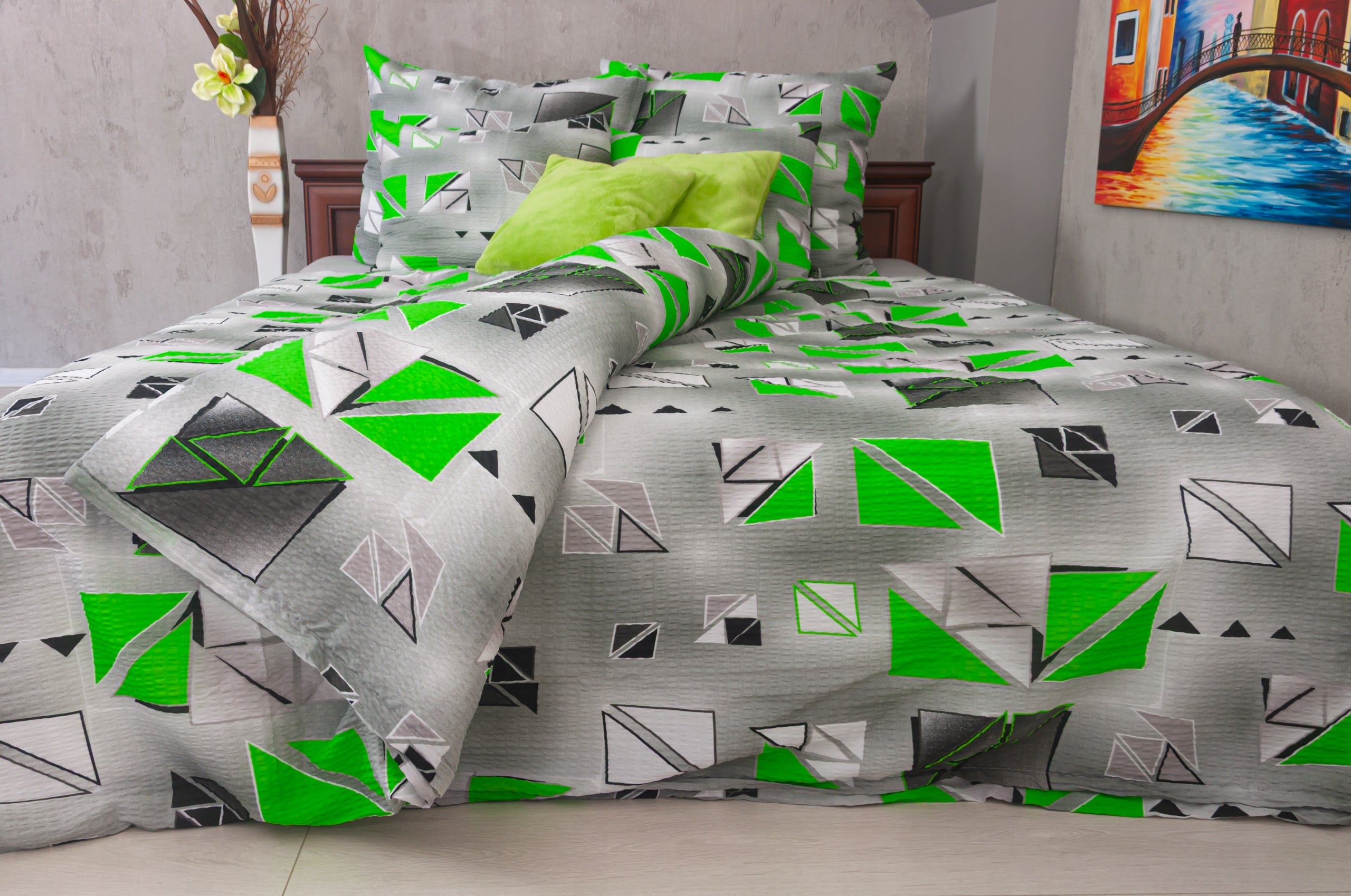 Bedding with BARK FIGARO 220x200 Polish Product Cotton White Brand no brand