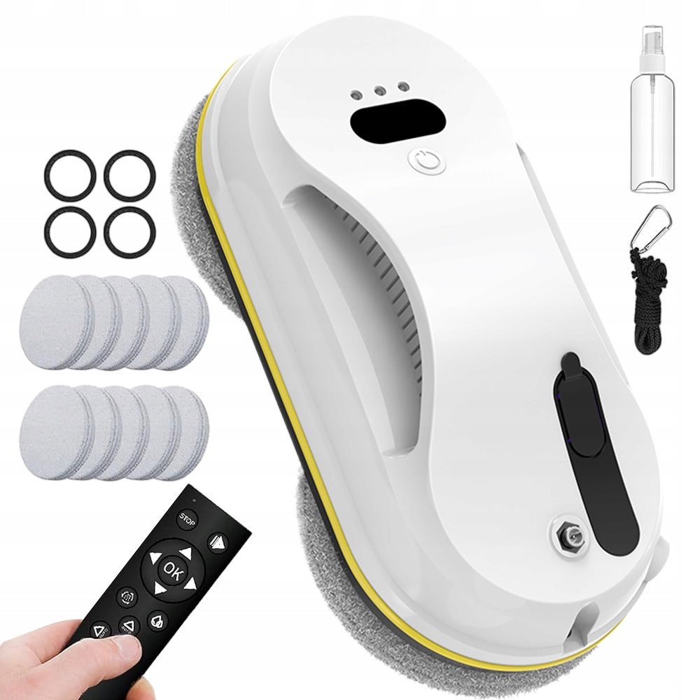 Bedee W15S Smart Robot Window Cleaner | Remote Control | 5600pa + Accessories