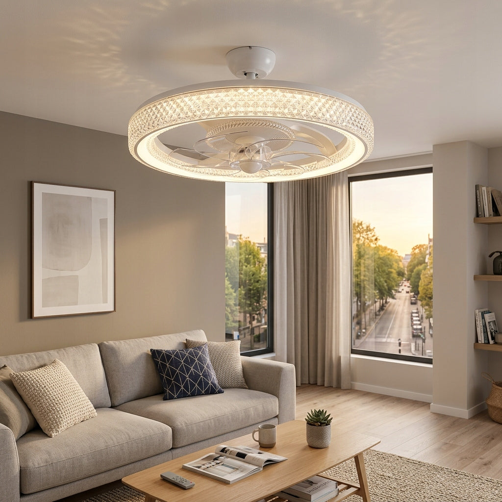 Bedroom Fan 50 cm 40 dB Timer DC Motor Remote Control Fan type ceiling