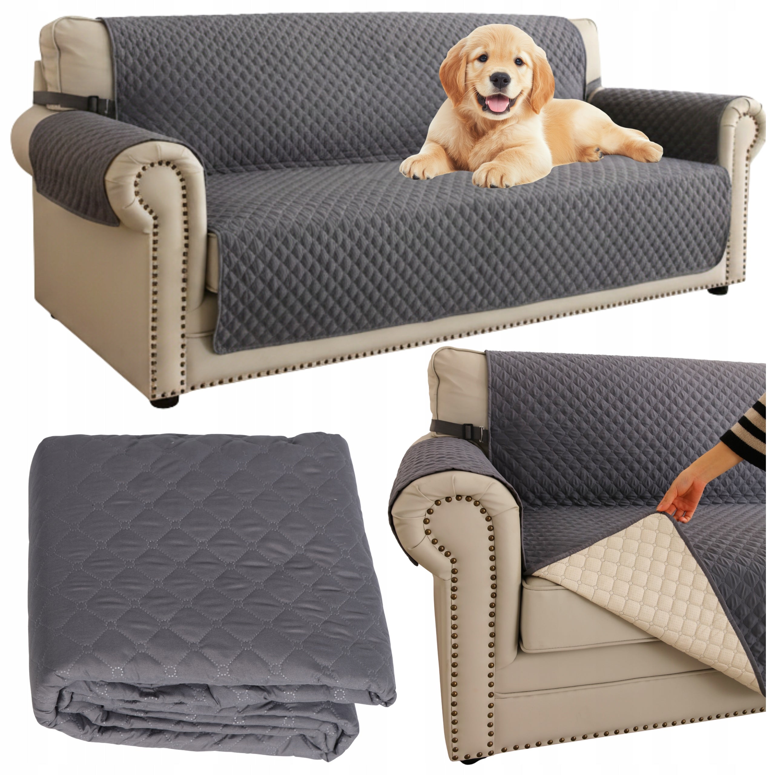 Bedspread Dog Protective Couch Non-Slip Waterproof 167x193