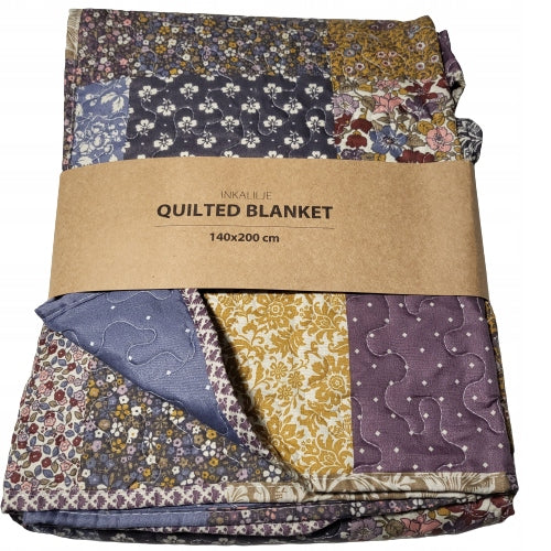 Bedspread JYSK polyester 140 cm x 200 cm multicolor