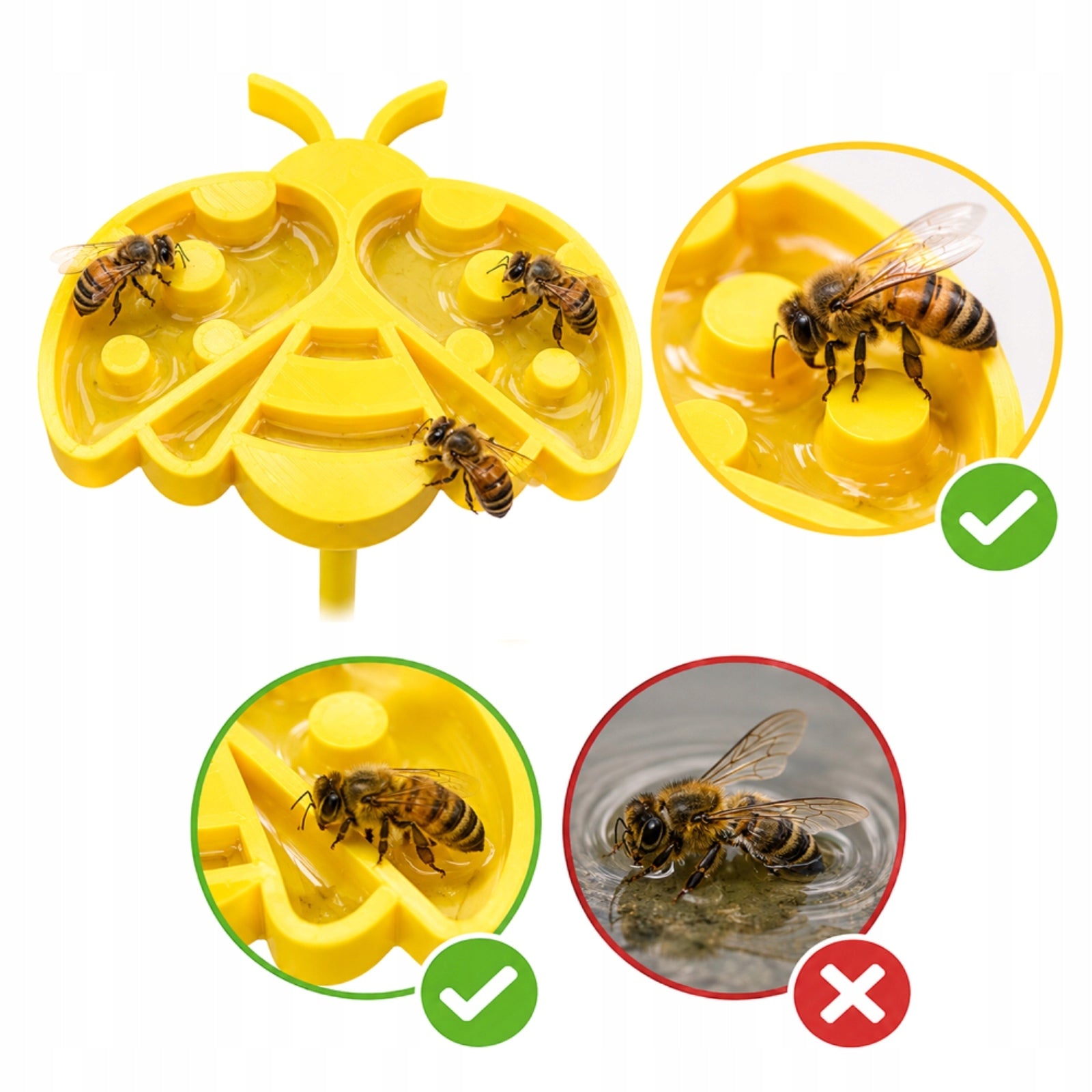 Bee Drinker For Garden Water Stand For Insects Pollinators Manufacturer code POI-2
