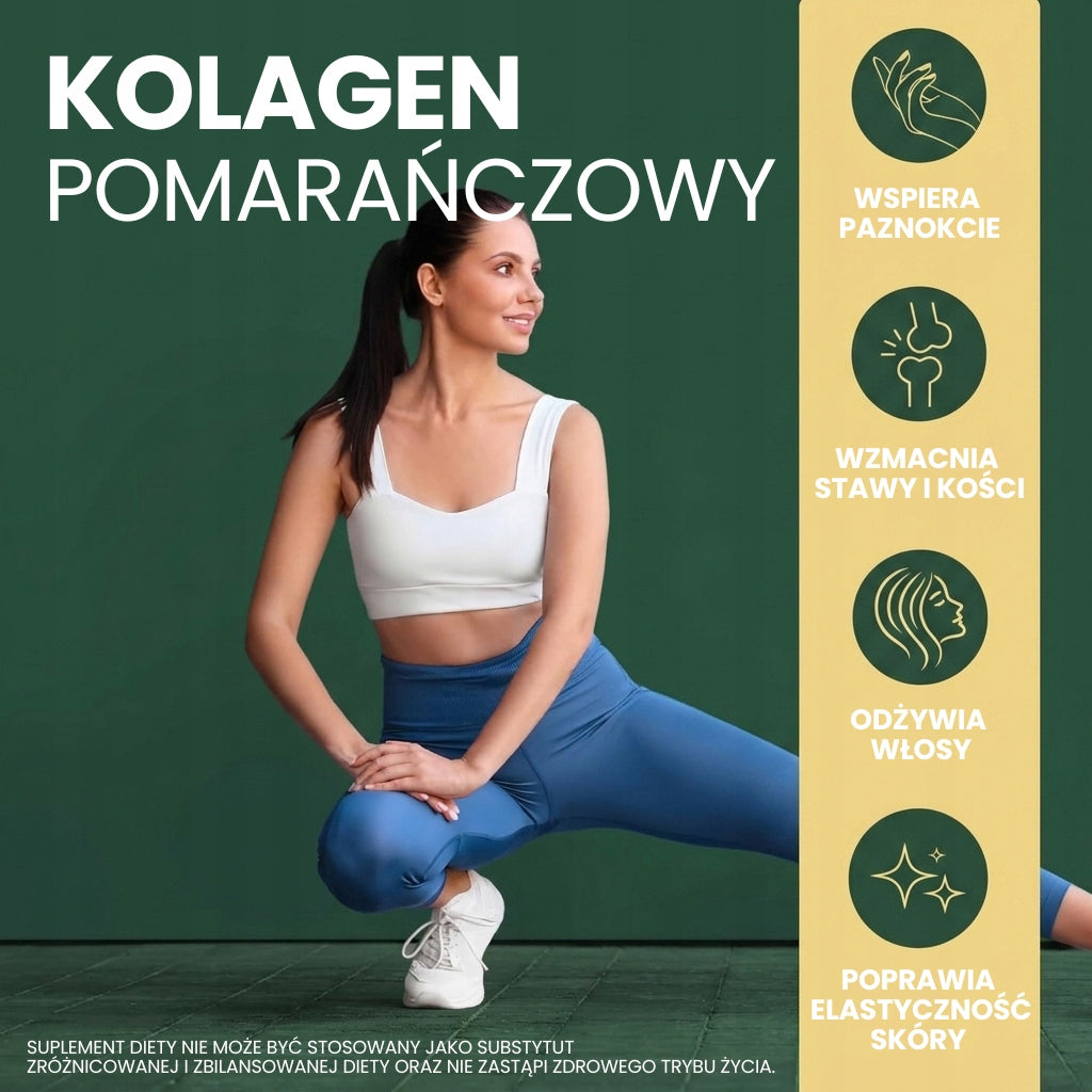 Beef Collagen 10500 mg orange 30days Joints Skin Hair Nails 360g Packaging status original